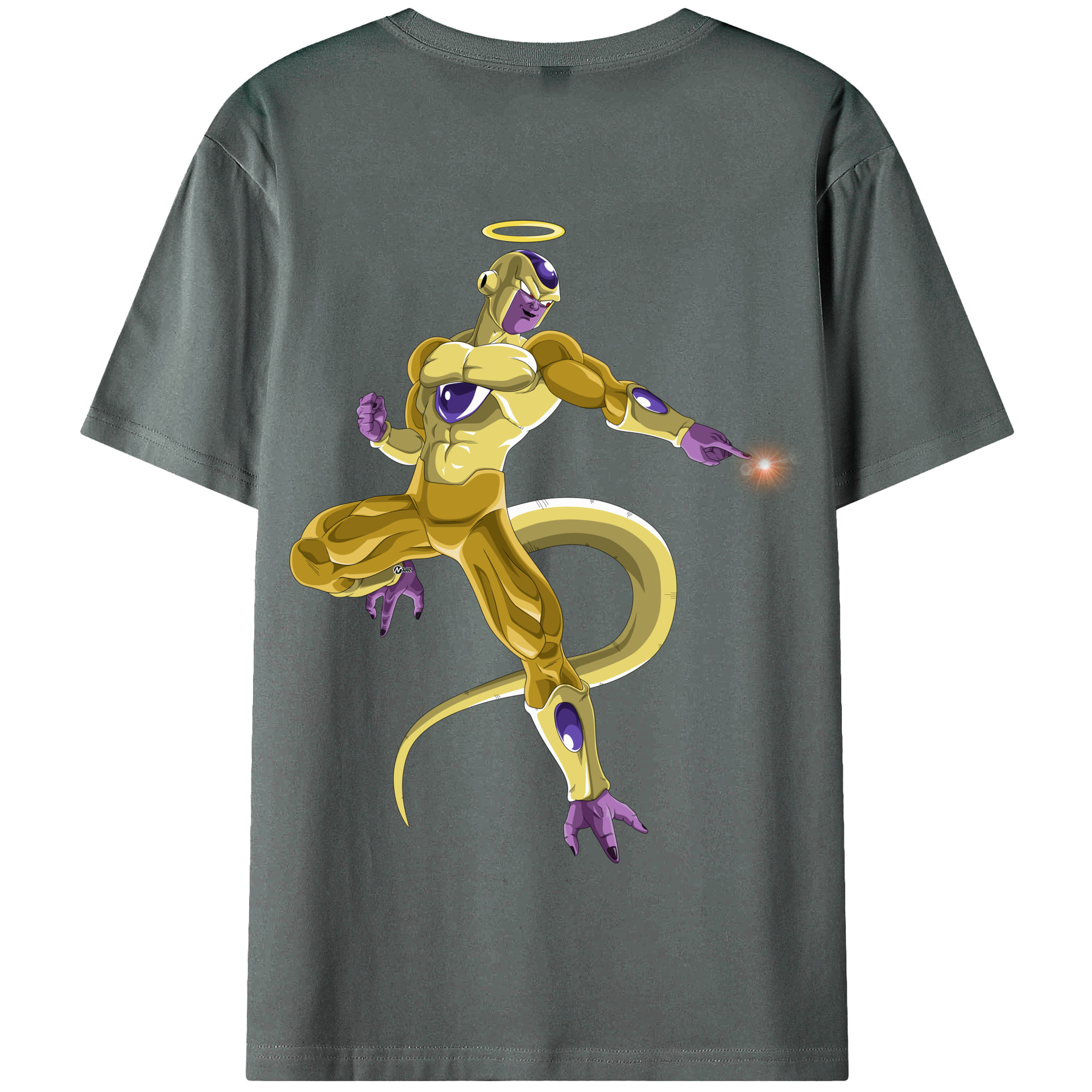 （画像用） ドラゴンボール フリーザ DRAGON BALL Frieza 綿100％半袖Tシャツ（背面プリント）
